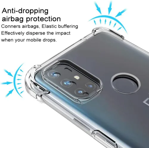 Miniatura 5 de Osophter Funda para Oneplus Nord N10 5G, Oneplus N10 5G Funda transparente con esquinas reforzadas de TPU para Oneplus N10 5G (transparente)
