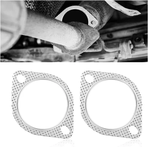 Miniatura 9 de 2 PCS Juntas de Escape para Automóvil, Junta de Brida de Escape de 2 Pernos de 2.5", Repuesto OEM#120-06310-0002, Accesorios Estándar para Automóvil