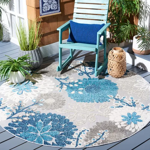Miniatura 21 de SAFAVIEH Alfombra Lavable para Exteriores Colección Cabana - Pasillo de 2' x 10', Crema y Rojo, No Desprende Pelusa y Fácil de Limpiar, Ideal