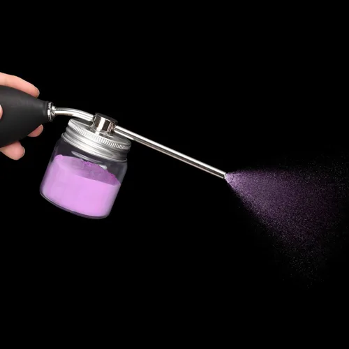 Miniatura 6 de Noverlife Botellas de spray en polvo, 12.5G Herramientas de peluquería Botella de pulverización de fibra de construcción de cabello, pulverizador