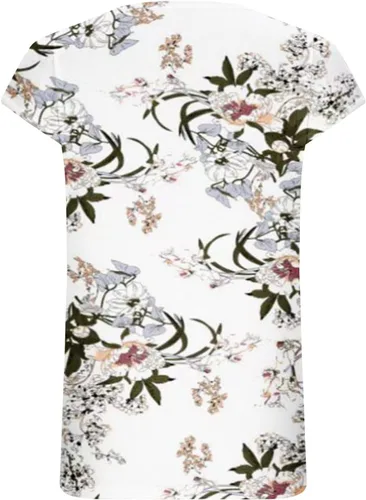 Miniatura 4 de Ceboyel Camiseta casual a rayas para mujer, manga casquillo, cuello en V, camiseta casual, trajes de vacaciones de verano 2023