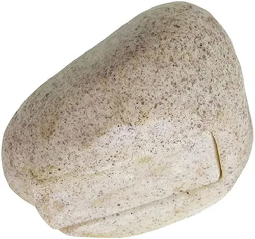 Miniatura 3 de Llavero de piedra de imitación seguro para exteriores, falsa llave de roca oculta, decoración de jardín, compartimento secreto, caja