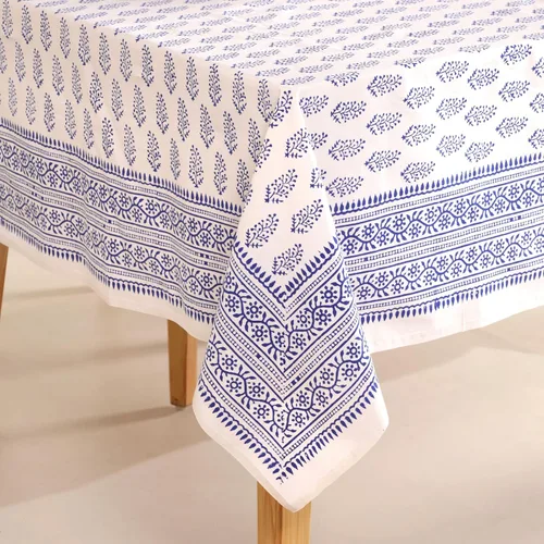 Miniatura 14 de Funda de mesa impresa a mano con diseño exquisito, tela de algodón premium, perfecta para comedor y decoración, mantel de mesa