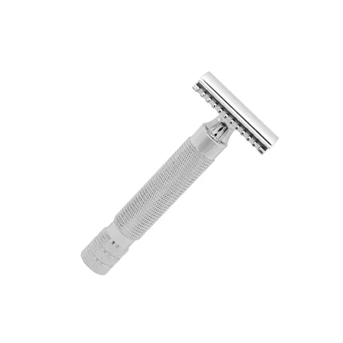 Miniatura 2 de Máquina De Afeitar Para Hombre Máquina de afeitar segura para hombres Máquina de afeitar doble afeitadora hombres Maquinilla de afeitar de acero