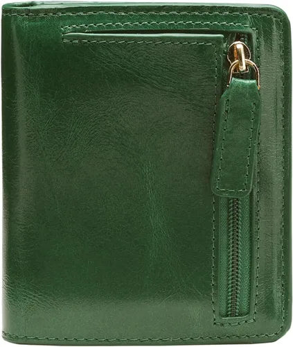 Miniatura 7 de Itslife - Cartera de cuero para mujer con bloqueo RFID, compacta, plegable, con ventana para identificación, Pequeña, Classic