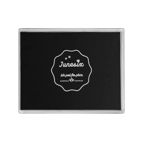 Miniatura 11 de Almohadilla de tinta, 5 x 4 pulgadas, lavable, no tóxica, almohadilla para sello de huellas de bebé, color rosa Rosado