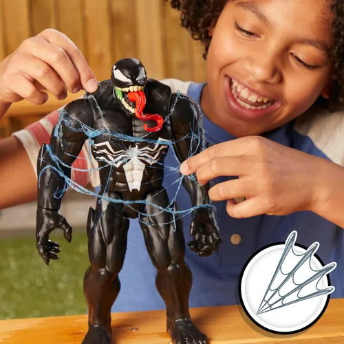 Miniatura 7 de Marvel Spider-Man Real Webs Ultimate Web Blaster, lanzador 2 en 1, juguete de juego de rol, disfraz de Spider-Man, juguetes de Spider-Man para niños