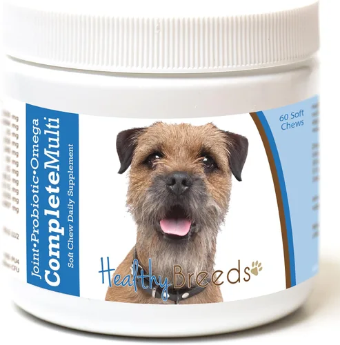 Miniatura 278 de Healthy Breeds Pug todo en uno multivitamínico suave masticable 60