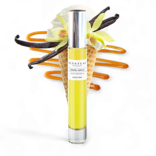 Miniatura 13 de Scentual Fragrances, Aceite de perfume de lujo, ultra concentrado para mujer, aceite de fragancia roll-on de larga duración, mini perfume de viaje