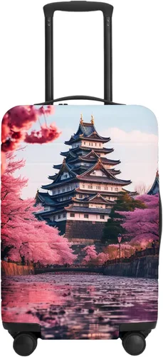 Miniatura 19 de URBEST Funda protectora para maleta, antiarañazos y suciedad, Otoño de vidrieras