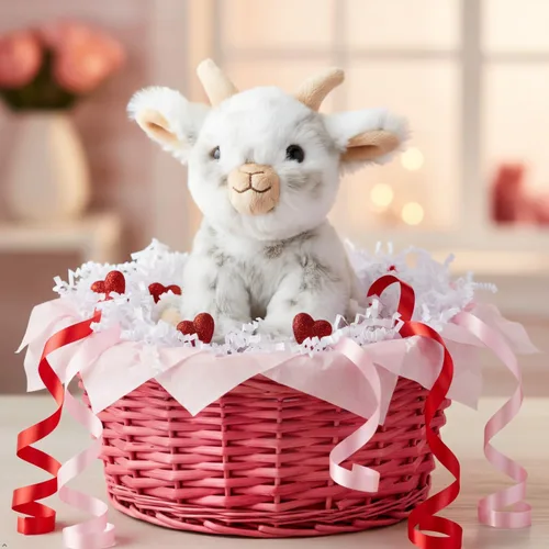Miniatura 5 de The Petting Zoo - Peluche de cabra de la granja de juguete, regalos para niños, animales de granja Wild Onez Babiez, juguete de peluche de cabra