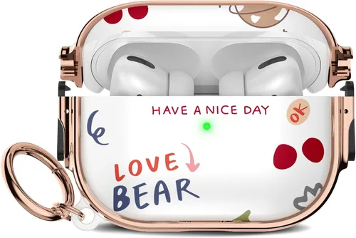Miniatura 33 de Maxjoy para Funda Linda de AirPods 2 (2019) con Bloqueo de Seguridad, Compatible con Funda de AirPod de 2ª Generación de Mármol para Mujeres