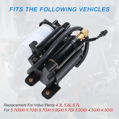 Miniatura 3 de Conjunto de bomba de combustible eléctrica de repuesto para Volvo Penta 21608511 21545138 4.3L 5.0L 5.7L para 4.3OSI 4.3GXI 5.0OSI 5.0GXI 5.7GI
