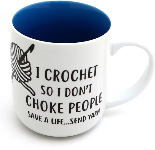 Miniatura 4 de Taza "I Crochet So I Don't Choke People