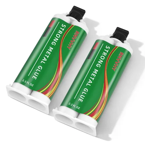 Miniatura 8 de Pegamento de Metal de Servicio Pesado, Adhesivo de Fundición Epoxi Impermeable, Soldadura Más Fuerte y Rellenos Líquidos para Metales Acero Hierro