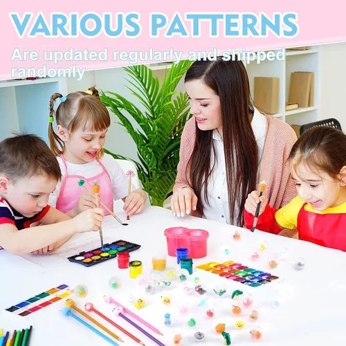 Miniatura 7 de 100 paquetes de cápsulas para máquina expendedora de bolas de goma con lindos juguetes de dibujos animados en miniatura, cápsulas pequeñas rellenas