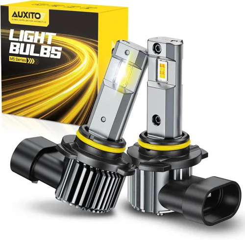 Miniatura 7 de AUXITO Bombillas LED H4 HeadIight 9003 HB2 de haz alto/bajo, 6500 K blanco frío, luces brillantes, Plug and Play, brillo elegante y futurista