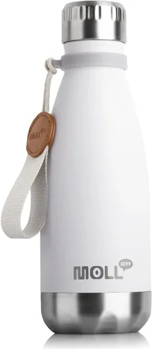Miniatura 14 de Botella de agua para niños, botella de agua deportiva de acero inoxidable de 12 onzas con aislamiento al vacío para la vuelta a la escuela, botella