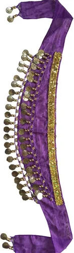 Miniatura 7 de Lucky staryuan 2Pieces Kid Sequins Belly Dance Hip Scarf Wrap Belt
