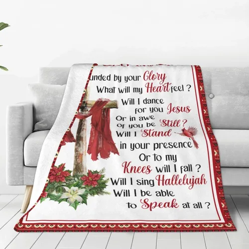 Miniatura 13 de Manta cristiana de Jesús con diseño de león de Cristo Jesús, manta decorativa de león de Judá, regalos para niñas y niños, ropa de cama de invierno