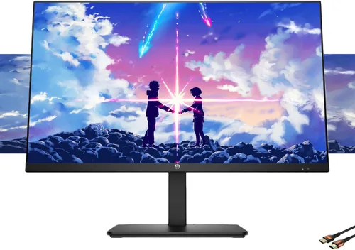 HP P24H G5 Monitor LCD Full HD de 24 pulgadas, 16:9, negro, visible de 23.8 pulgadas, tecnología de conmutación en el plano (IPS) - Retroiluminación