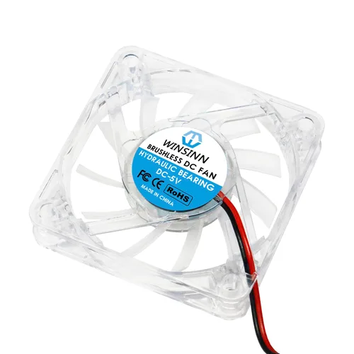Miniatura 4 de WINSINN Ventilador RGB de 2.362 in de 5 V, LED colorido micro 5 voltios ventiladores 6010 rodamiento hidráulico, enfriamiento sin escobillas 2.362 x