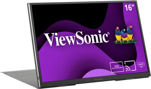 Miniatura 7 de ViewSonic VG1655 - Monitor portátil de 15.6 pulgadas 1080p con USB C de 60W de alimentación de 2 vías, IPS, cuidado de los ojos, altavoces duales
