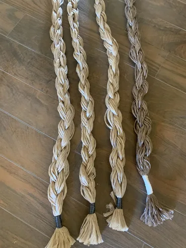 Miniatura 3 de EPT Bull Ropes Sillín Bronc Rein Extra Suave Negro & Marrón Cordón sobre Poli Bronceado 6