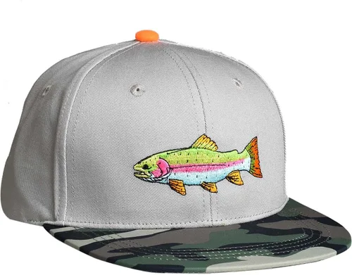 Miniatura 16 de EDTREK Gorra Snapback de rendimiento para exteriores con ala plana - Bordado único de animales Naranja - Faisán
