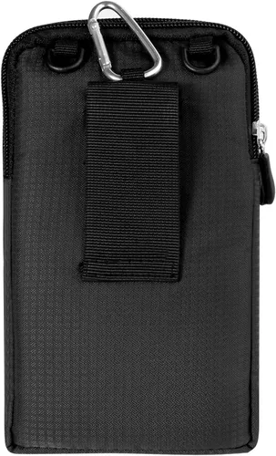 Miniatura 2 de Funda de nailon para teléfono celular para hombre, con clip para cinturón, bolsa de cintura compatible con iPhone 17 Pro Max Galaxy S26 Ultra S26+