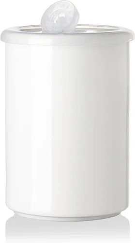 Miniatura 77 de Sweejar Kitchen Canisters - Tarro de cerámica para almacenamiento de alimentos, recipientes apilables con sello hermético y tapa de madera