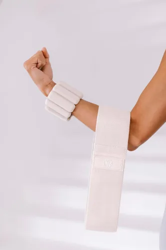 Miniatura 4 de Juego de bandas de tela para glúteos para pilates y otros entrenamientos - 3 niveles de resistencia 100% libre de látex