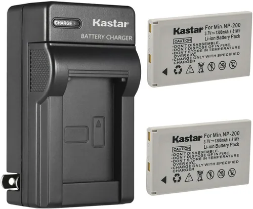 Miniatura 5 de Kastar Cargador de batería de pared CA de repuesto para Konica Minolta NP-200 NP200, Konica Minolta DiMAGE X, DiMAGE Xg, DiMAGE Xi, Konica Minolta