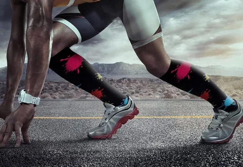 Miniatura 2 de QUXIANG Calcetines de compresión de cobre para mujer y hombre (8 pares) Lo mejor para correr atletismo ciclismo 15-20 mmHg, Cobre