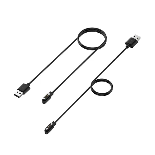 Miniatura 4 de Para VeryFit ID208BT/ID207 Cargador de reloj inteligente Cable de carga USB de repuesto magnético para VeryFit ID208BT Cargador de reloj (negro)