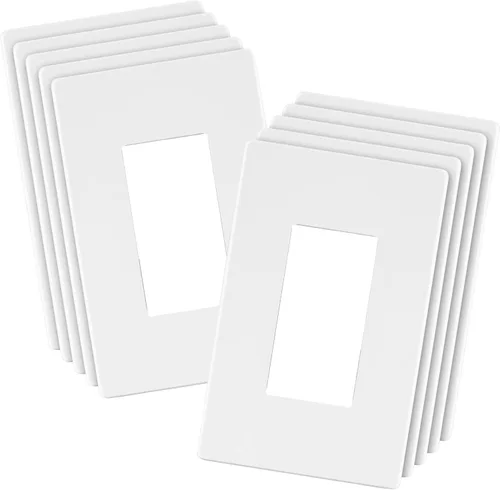 Miniatura 90 de LIDER Placa de pared decorativa sin tornillos para interruptor, resistente a los impactos, plexiglás de acrílico espejado, renovación moderna
