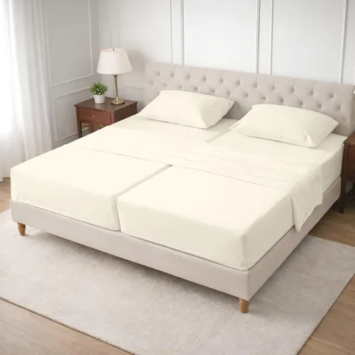 Miniatura 71 de SGI bedding Sábanas de Algodón Egipcio 100% Tamaño Full XL – Juego de Sábanas de 600 Hilos, Suaves, Frescas, Bolsillo Profundo de 16", Ropa de Cama