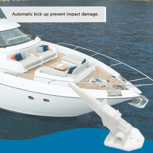 Miniatura 5 de Velocímetro de barco marino Pitot, ensamblaje automático de tubo de elevación hasta 80 MPH (velocímetro Pitot)