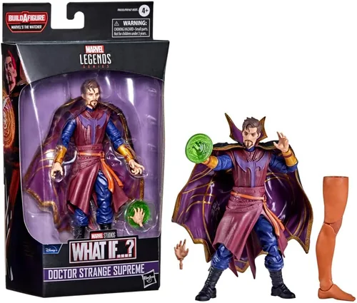 Marvel Legends Series - Figura de acción de escala de 6.0 pulgadas de Toy Doctor Strange Supreme, diseño premium, 1 figura, 1 accesorio y pieza de