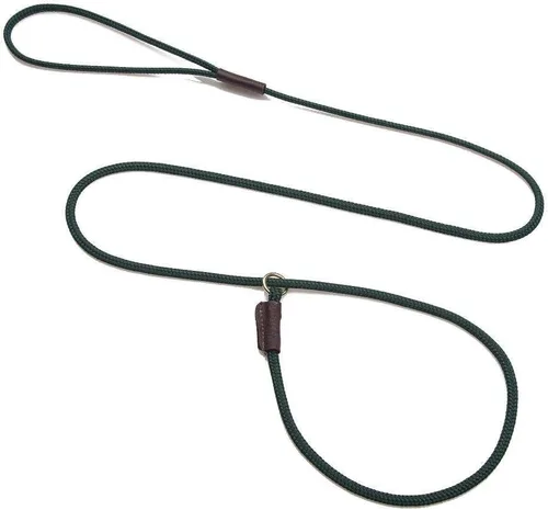 Miniatura 11 de Mendota Pet Correa antideslizante para exhibición de perros, fabricada en los Estados Unidos, color negro, 1/8 pulgadas x 54 pulgadas, para razas
