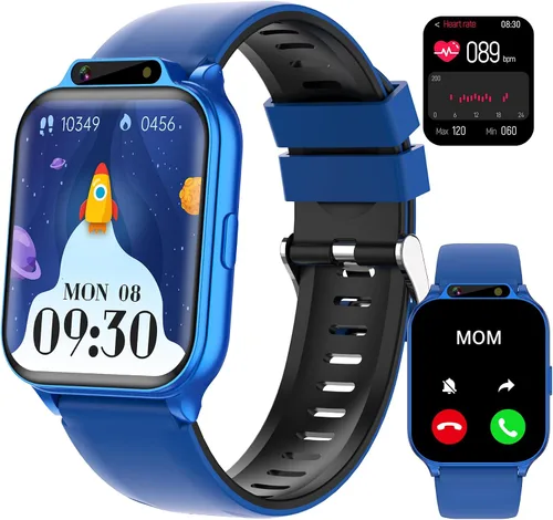 Miniatura 11 de Tixpc Reloj inteligente impermeable para niños con rastreador de actividad deportiva, podómetro Heartrate SpO2, monitor de estrés, linterna