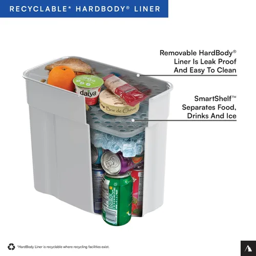 Miniatura 4 de Titan by Arctic Zone Deep Freeze Cooler - Enfriador de cuerpo duro sin cremallera, aislamiento de congelación profunda, forro de cuerpo duro