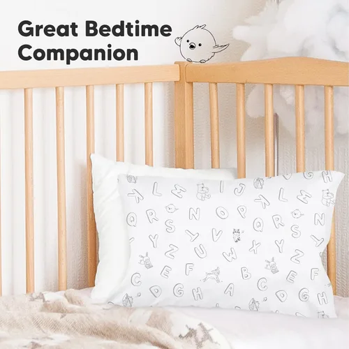 Miniatura 8 de KeaBabies Funda de almohada para niños pequeños de 13 x 18 pulgadas, funda de almohada de algodón orgánico para niños, niñas, funda de algodón suave