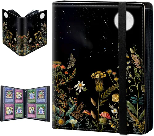 Miniatura 18 de Carpeta para tarjetas intercambiables, 4 bolsillos para tarjetas intercambiables, 160 bolsillos de doble cara, fundas para tarjetas