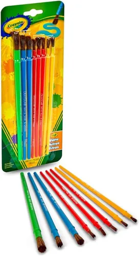 Miniatura 2 de Crayola Juego de pinceles de pintura para niños (8 quilates), suministros de pintura para niños, varios tamaños, suministros de arte y manualidades