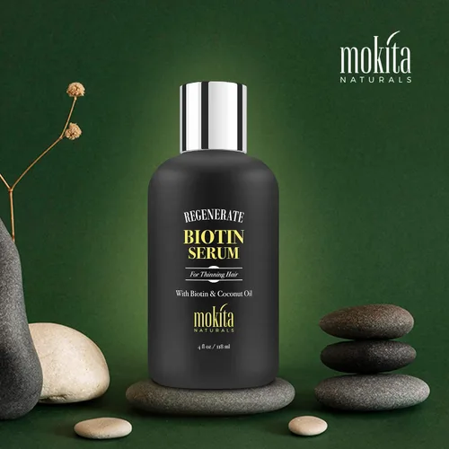 Miniatura 2 de Suero para el crecimiento del cabello, fórmula única de biotina sin parabenos para un crecimiento saludable del cabello en hombres y mujeres, todo