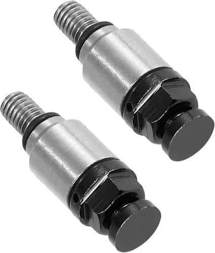 Unifizz Válvula purgadora de aire de horquilla de tornillo de motocicleta M5x0.8 para Honda para Yamaha para Suzuki para Kawasaki Negro 1996-2023