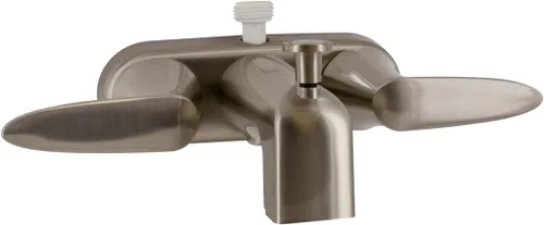 Miniatura 2 de Valterra PF223403 Grifo de 4 pulgadas con ducha D-Spud níquel cepillado 2 manijas