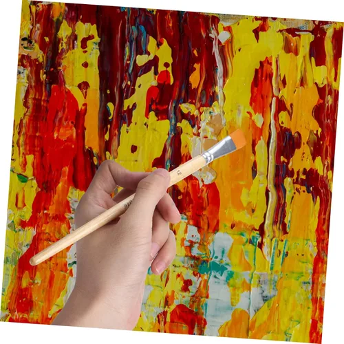 Miniatura 9 de TEHAUX Juego de pinceles de pintura para niños, juego de pinceles de acuarela, productos de oficina, suministros de pintura, pinceles de pintura al