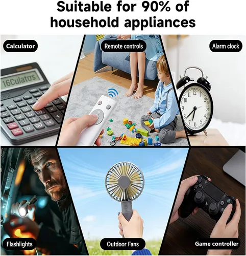 Miniatura 7 de CITYORK Cargador de batería AA AAA de 12 bahías con función de actualización, cargador de batería inteligente con pantalla LCD